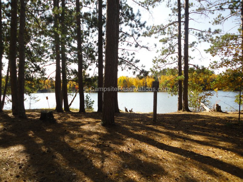 Beatrice Lake Campground at McCarthy Beach State Park Minnesota